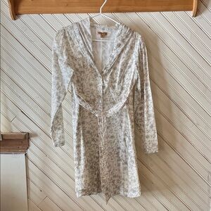 April Cornell White Floral Tunic